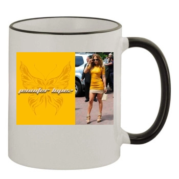 Jennifer Lopez 11oz Colored Rim & Handle Mug