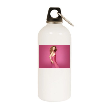 Jennifer Lopez White Water Bottle With Carabiner