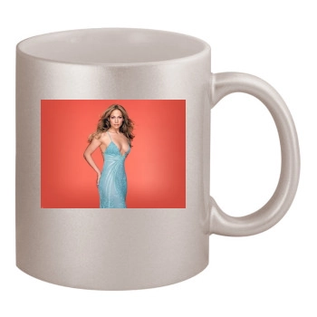 Jennifer Lopez 11oz Metallic Silver Mug