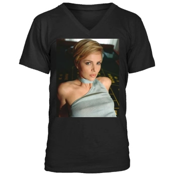 Charlize Theron Men's V-Neck T-Shirt