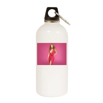 Jennifer Lopez White Water Bottle With Carabiner