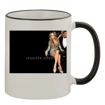 Jennifer Lopez 11oz Colored Rim & Handle Mug