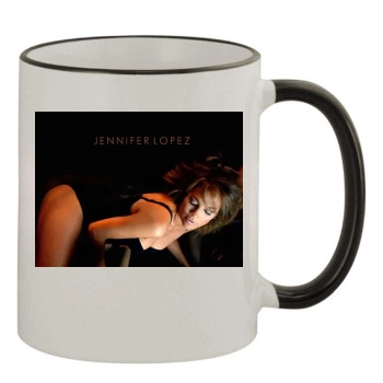 Jennifer Lopez 11oz Colored Rim & Handle Mug