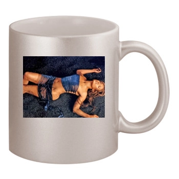 Jennifer Lopez 11oz Metallic Silver Mug