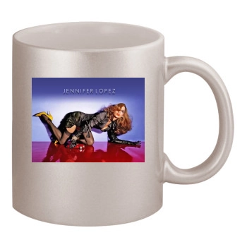 Jennifer Lopez 11oz Metallic Silver Mug