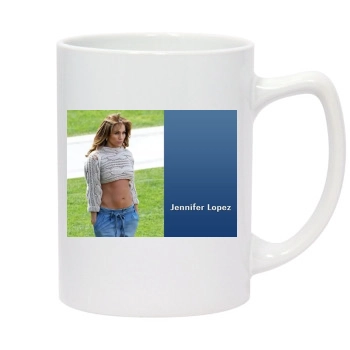 Jennifer Lopez 14oz White Statesman Mug