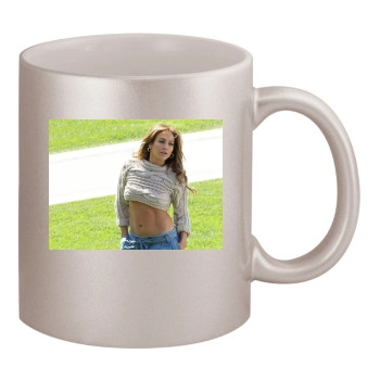 Jennifer Lopez 11oz Metallic Silver Mug