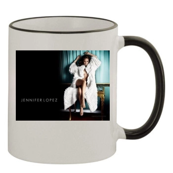 Jennifer Lopez 11oz Colored Rim & Handle Mug