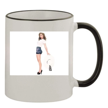 Jennifer Lopez 11oz Colored Rim & Handle Mug