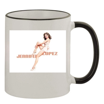 Jennifer Lopez 11oz Colored Rim & Handle Mug