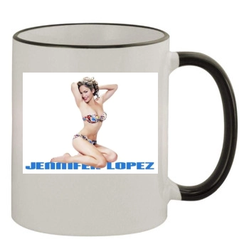 Jennifer Lopez 11oz Colored Rim & Handle Mug