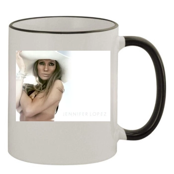 Jennifer Lopez 11oz Colored Rim & Handle Mug