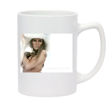 Jennifer Lopez 14oz White Statesman Mug