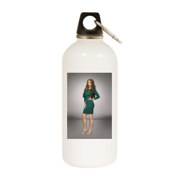 Jennifer Love Hewitt White Water Bottle With Carabiner