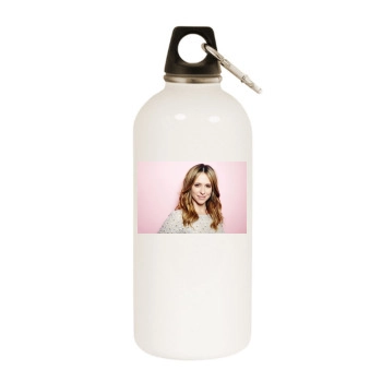 Jennifer Love Hewitt White Water Bottle With Carabiner