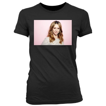 Jennifer Love Hewitt Women's Junior Cut Crewneck T-Shirt