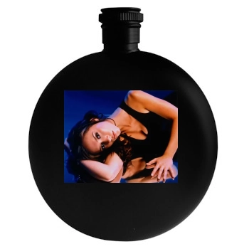 Jennifer Love Hewitt Round Flask