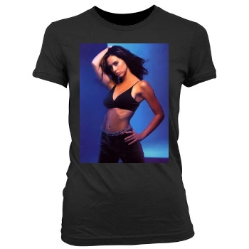 Jennifer Love Hewitt Women's Junior Cut Crewneck T-Shirt