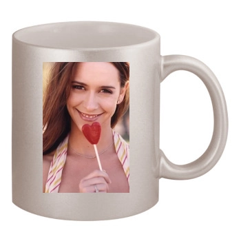 Jennifer Love Hewitt 11oz Metallic Silver Mug