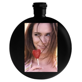 Jennifer Love Hewitt Round Flask