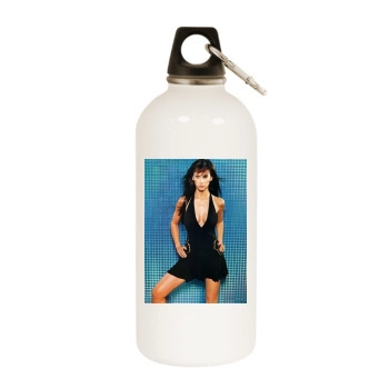 Jennifer Love Hewitt White Water Bottle With Carabiner