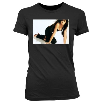 Jennifer Love Hewitt Women's Junior Cut Crewneck T-Shirt