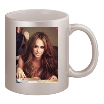 Jennifer Love Hewitt 11oz Metallic Silver Mug