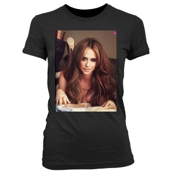 Jennifer Love Hewitt Women's Junior Cut Crewneck T-Shirt