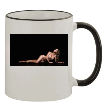 Jennifer Love Hewitt 11oz Colored Rim & Handle Mug