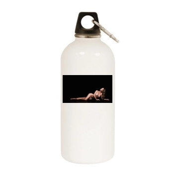 Jennifer Love Hewitt White Water Bottle With Carabiner