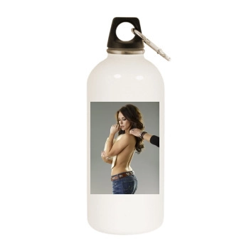 Jennifer Love Hewitt White Water Bottle With Carabiner