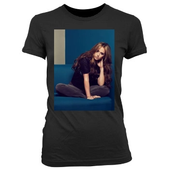 Jennifer Love Hewitt Women's Junior Cut Crewneck T-Shirt