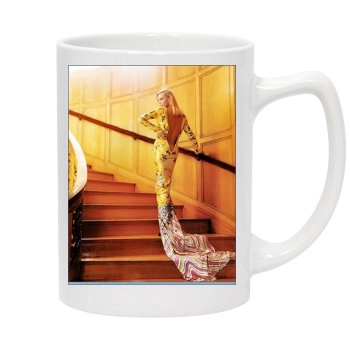 Charlize Theron 14oz White Statesman Mug