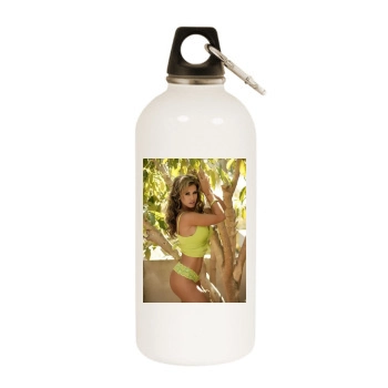 Jennifer Walcott White Water Bottle With Carabiner