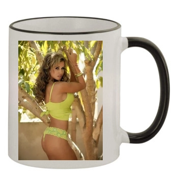 Jennifer Walcott 11oz Colored Rim & Handle Mug