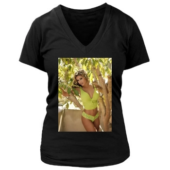 Jennifer Walcott Women's Deep V-Neck TShirt