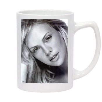 Charlize Theron 14oz White Statesman Mug