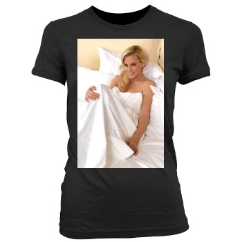 Jenny McCarthy Women's Junior Cut Crewneck T-Shirt