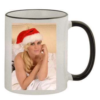 Jenny McCarthy 11oz Colored Rim & Handle Mug