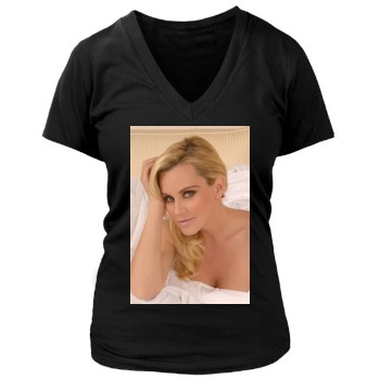 Jenny McCarthy Women's Deep V-Neck TShirt