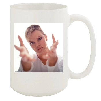 Charlize Theron 15oz White Mug