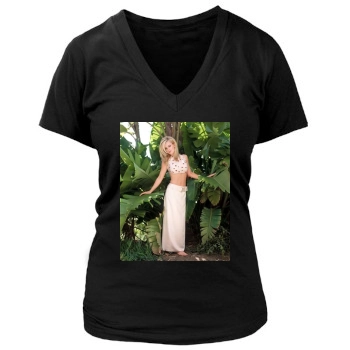 Jenny McCarthy Women's Deep V-Neck TShirt