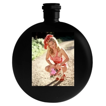 Jenny McCarthy Round Flask