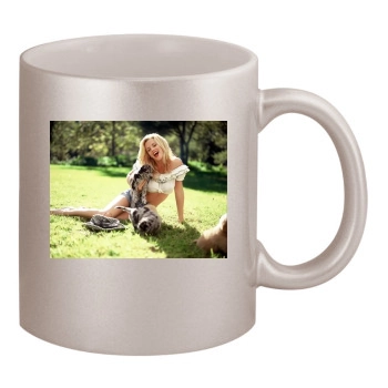 Jenny McCarthy 11oz Metallic Silver Mug