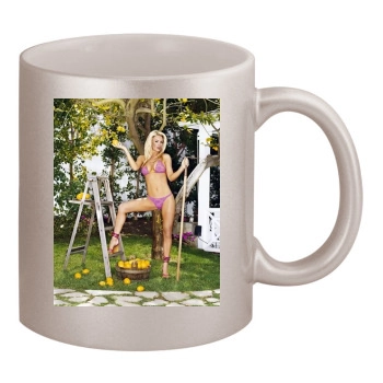 Jenny McCarthy 11oz Metallic Silver Mug