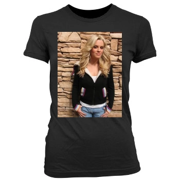 Jenny McCarthy Women's Junior Cut Crewneck T-Shirt