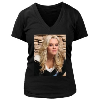 Jenny McCarthy Women's Deep V-Neck TShirt