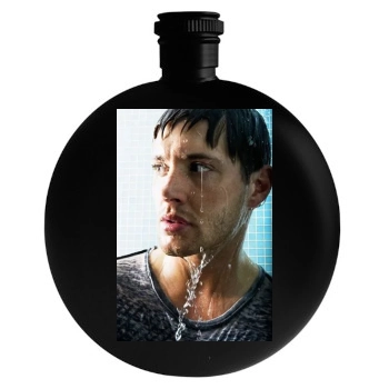 Jensen Ackles Round Flask