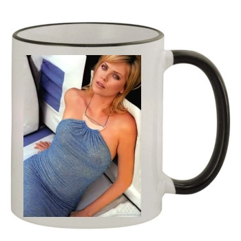 Charlize Theron 11oz Colored Rim & Handle Mug