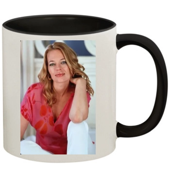 Jeri Ryan 11oz Colored Inner & Handle Mug